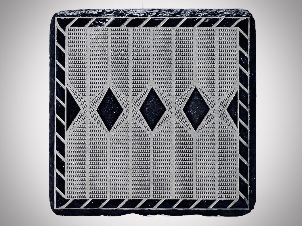 Hanzo Square Slate Coaster Set