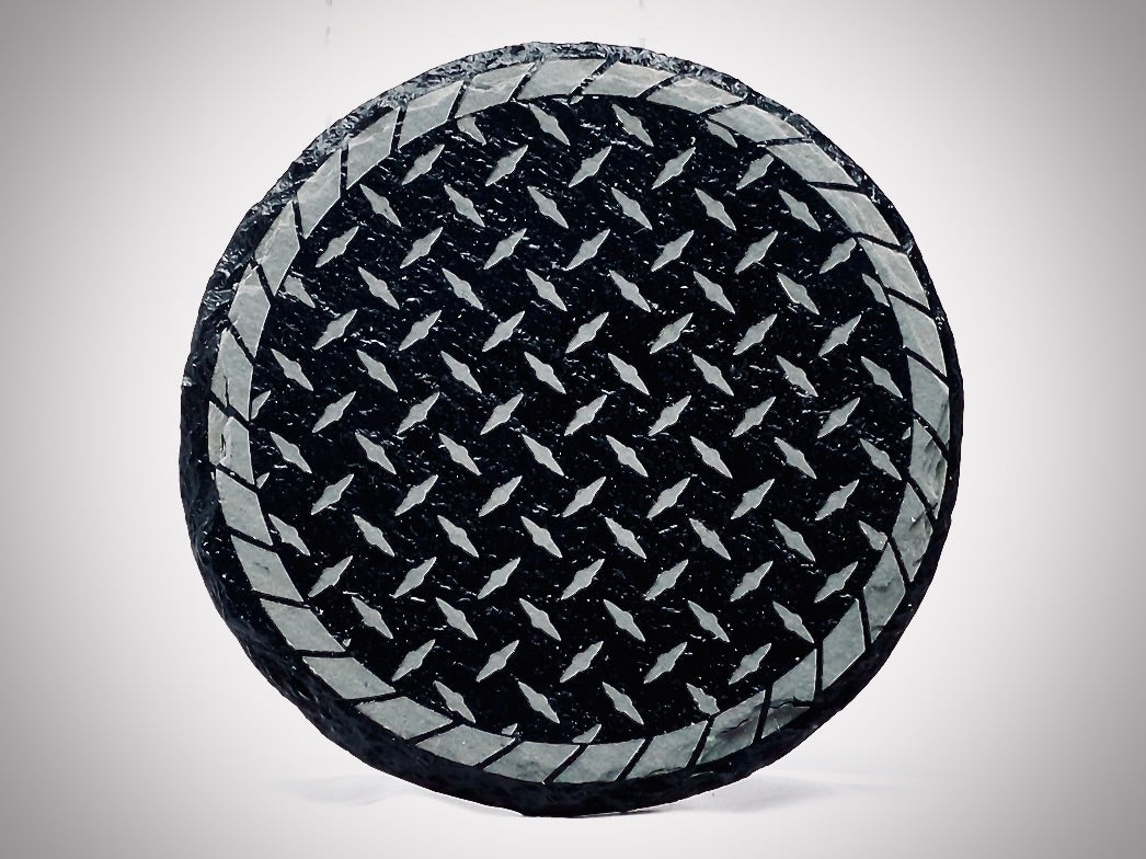 Psyop Round Slate Coaster Set