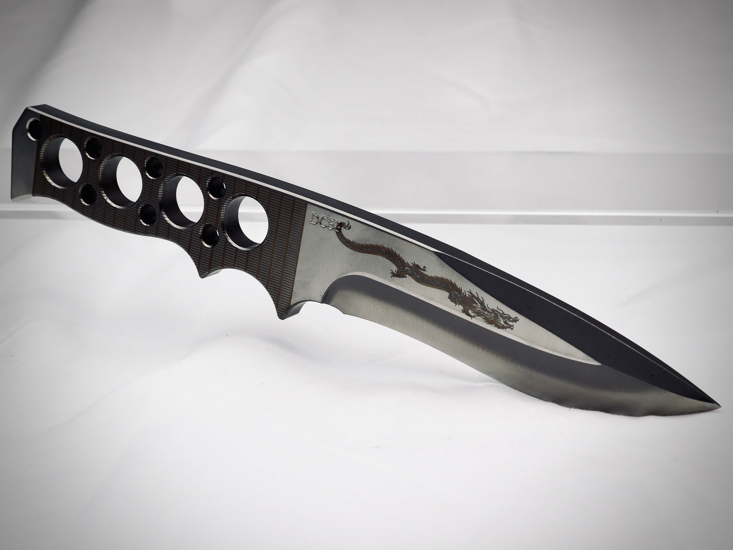 Fixie - Hanzo – Laser-Marked - Customized Fixed-Blade Knife with Custom Sheath