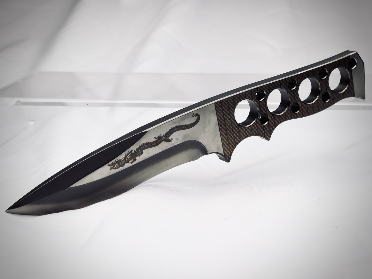 Fixie - Hanzo – Laser-Marked - Customized Fixed-Blade Knife with Custom Sheath