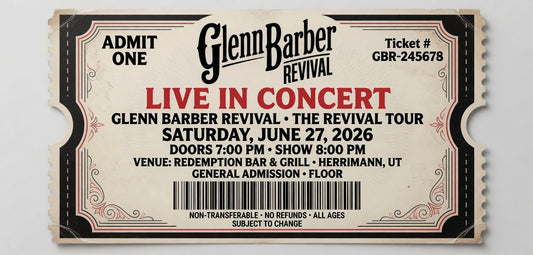 Glenn Barber Revival - Redemption Bar & Grill - June 27, 2026